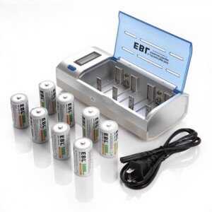 Be careful when you buy rechargeables. These 10,000 mah D batteries and charger  go for less on Ebay with a charger than the same number of them go for on Amazon without. 