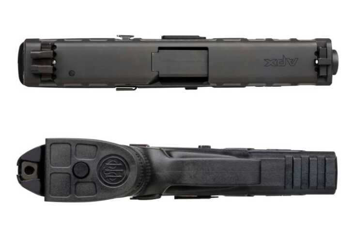 The widest part seems to be the flared grip.