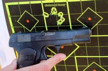 Shooting History: Colt's 1903 Pocket Hammerless--Old Gun Review Another group.