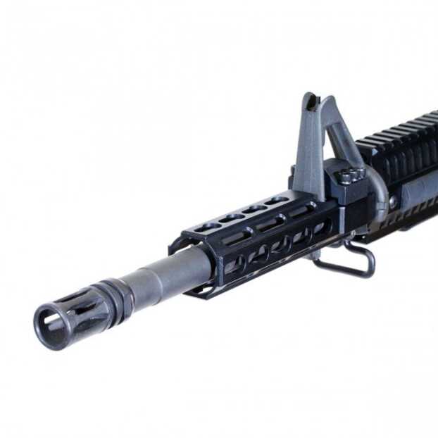 The new forward KeyMod rail takes up very little space, but provides plenty of options. 