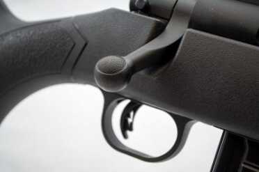 The MVP Patrol uses Mossberg's Lightning Bolt Action Trigger system.