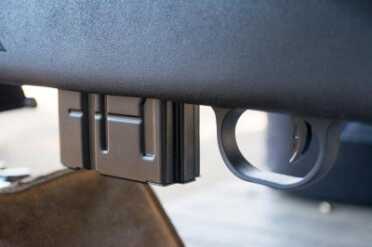 The supplied 10-round magazine in place. 