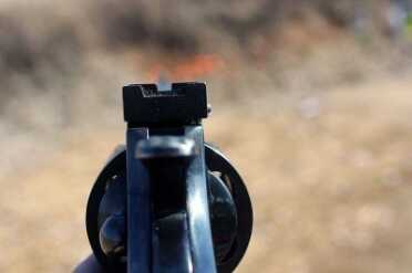Shoot-out: Colt Python vs. Smith & Wesson 686 The sights on the Python are completely adjustable.