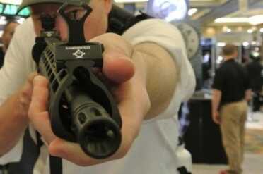 9mm Duty Rifles Right and Left Hand - Stag Arms--SHOT Show 2015 Pistol caliber performance from a full-sized rifle. Impressive.