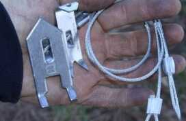 These are a couple different sizes of anchors. They also make some that look like a bullet. 