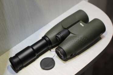 Meopta Optics - Czech Quality You Never Heard Of? - SHOT Show 2015 With a doubler attached, the binoculars become even more useful.
