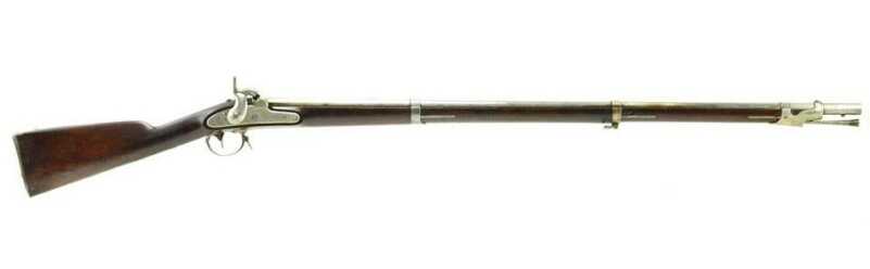 An 1842 Springfield Musket.