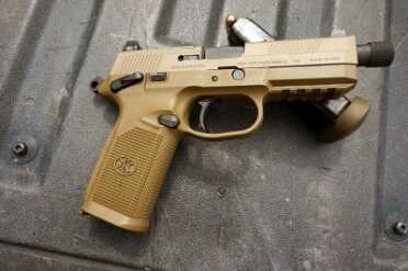 Even the trigger guard is elongated slightly, which makes it easy to get a gloved finger inside.