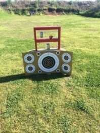 Right Now Range Review--The Fun Is The Box Set up and ready for shooting.
