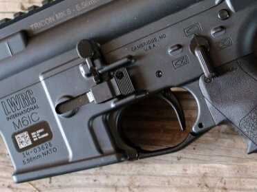 LWRC Tricon MK6--The Refined Fighting Carbine I'm a big fan of these controls. It is one of the first things I usually change on any AR that I use frequently--but these are all easy to index and reach.