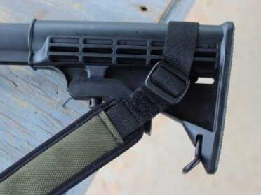 Even where the hardware hits the plastic of the rifle, there is little noise.