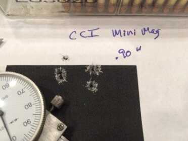 Review: Beretta 92 .22LR Practice Kit Conversion Both CCI Mini Mag and CCI Stinger produced sub one-inch groups.