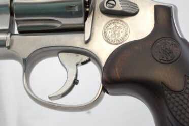 Note the trigger overtravel stop. It's adjustable from the back with a small Allen wrench.