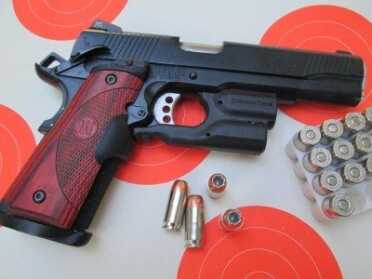 Gun Review: Springfield Armory 1911 TRP Addition of Lasergrips and Lightguard made this a great bedside companion.