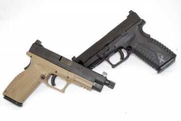 First Look: Springfield Armory XD(M) 9mm and 45 Threaded Barrel Models Two new suppressor-ready models from Springfield Armory: The XD(M) 9mm and XD(M) 45.