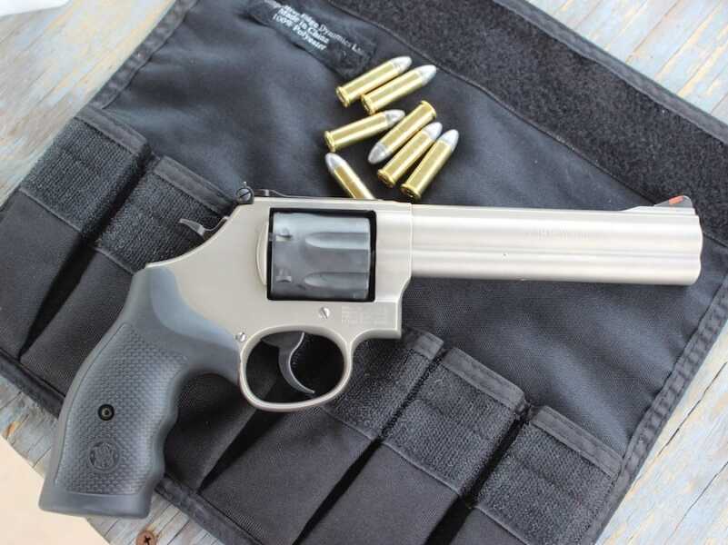 Shoot-out: Colt Python vs. Smith & Wesson 686 The 686 after a coating from WMD.