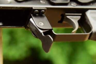 The extended mag release is a nice standard feature on the RAS47.