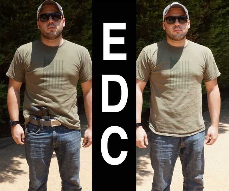 As I take concealed carry seriously, I thought I'd show you what the whole rig looks like in practice. 