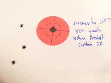 Long Range Made Easy with Nikon's ProStaff 5 Custom XR At the 300 yard setting, the average impact was just one-inch below the centerline.