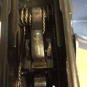 Look at wear patterns on moving parts. Are they where they should be, like down the center of the hammer?