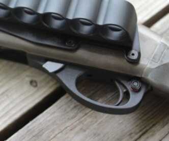 Need exrta ammo? EAch comes with a shot-shell carrier on the receiver.