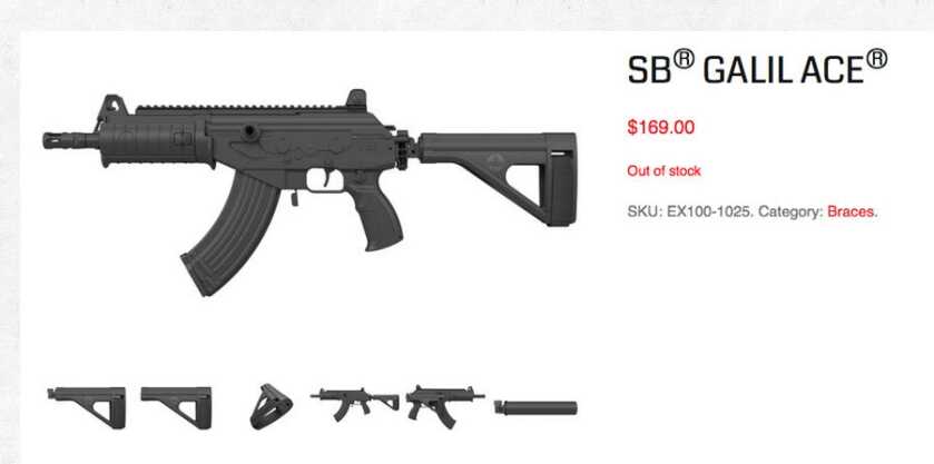 New Line-Up From SB-Tactical--More than a SIG Brace SB GALIL ACE 2