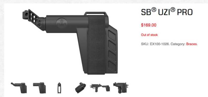 New Line-Up From SB-Tactical--More than a SIG Brace SB UZI PRO 1