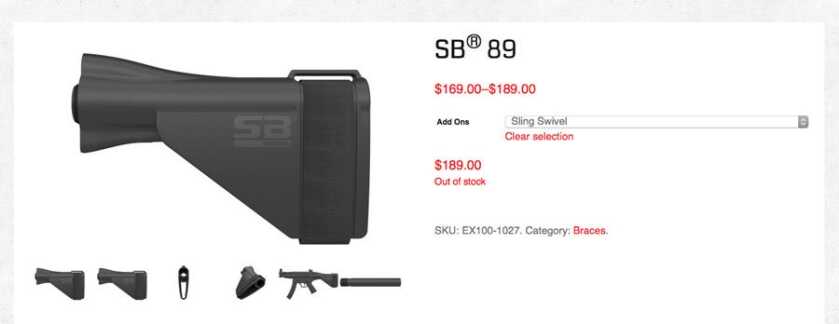 New Line-Up From SB-Tactical--More than a SIG Brace Sb 89 1