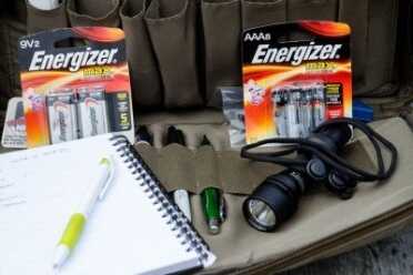 10 Essentials for Your Range Bag Batteries for your electronics, a good light, and a way to take notes - all essential items.