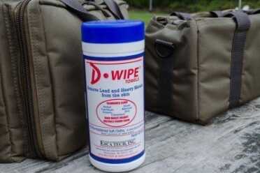 10 Essentials for Your Range Bag D-Wipe disposable wipes are specially formulated to remove lead.