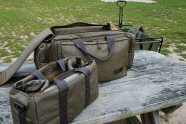10 Essentials for Your Range Bag The author arrives at the range like a vacationing pack rat. The bag is from Midway USA, and is a great value.