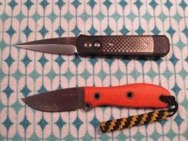 Carrying the 'Toughest Knife in The World': The Busse Combat Game Warden Recently, I wrote a rave review about my Pro-Tech Godson. Here is a comparison of the two knives.