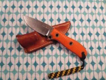 Carrying the 'Toughest Knife in The World': The Busse Combat Game Warden Sheath and knife.