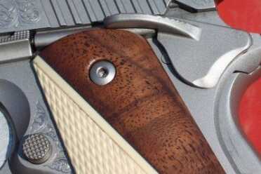 Walnut and Micarta.