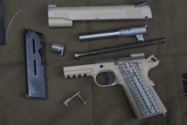 For a new 1911 it also field strips very easy. 