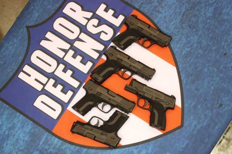 All five of the models. Guns will be on shelves soon--before the end of the year.