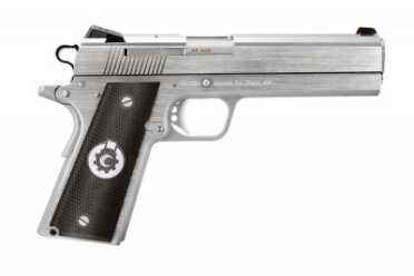 A Coonan 1911 chambered in .45 ACP. 