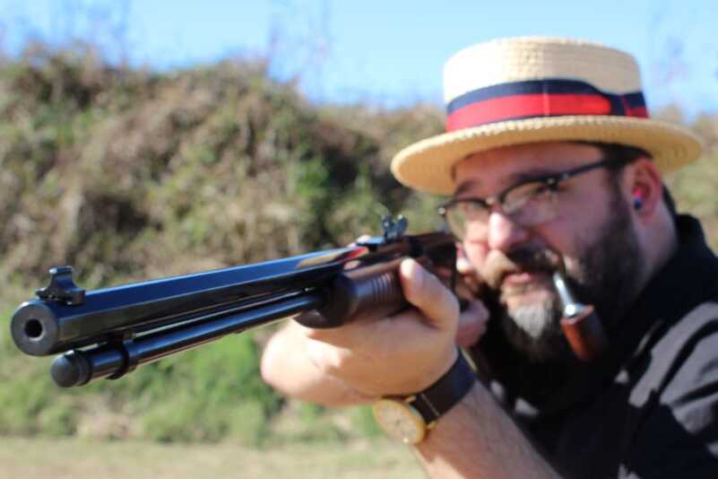 The Henry will even make you feel like a kid. A great gun, but it isn't light. Keep that in mind.