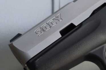 SCCY. The logo on the slide is hardly garish. 