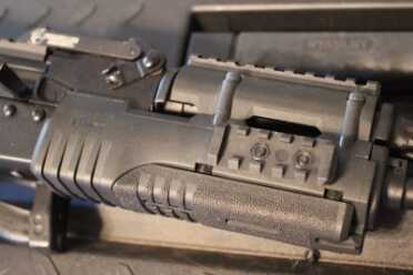 Troy Takes on the AK-47 This MFT hand guard is functional, but it is too compact for my taste.