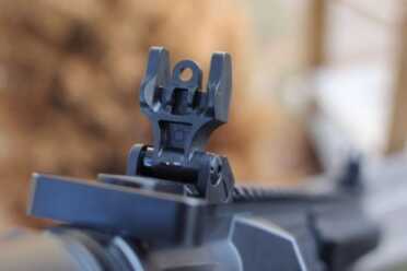 I like the rear sight just fine.