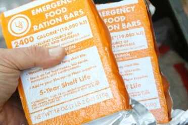 Prepping 101: Bury a Rifle and Some Food The ration bars are at most Walmarts for $5. They are made by Mayday, which I have explained in past articles can be bought online in bulk.