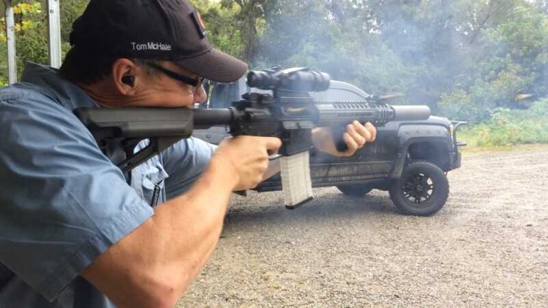 Most Interesting Guns of 2015 This Beck Defense Subsonic AR isn't supposed to work, but it does.