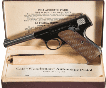 Buying Guide: 5 Things to Consider When Buying a Historic Gun Colt Woodsman in original box.