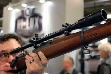 Hi-Lux Vintage Riflescopes — SHOT Show 2016 8x USMC style scope mounted on a Springfield 1903. It was this style of scope that Carlos Hathcock used in Vietnam. MSRP $549