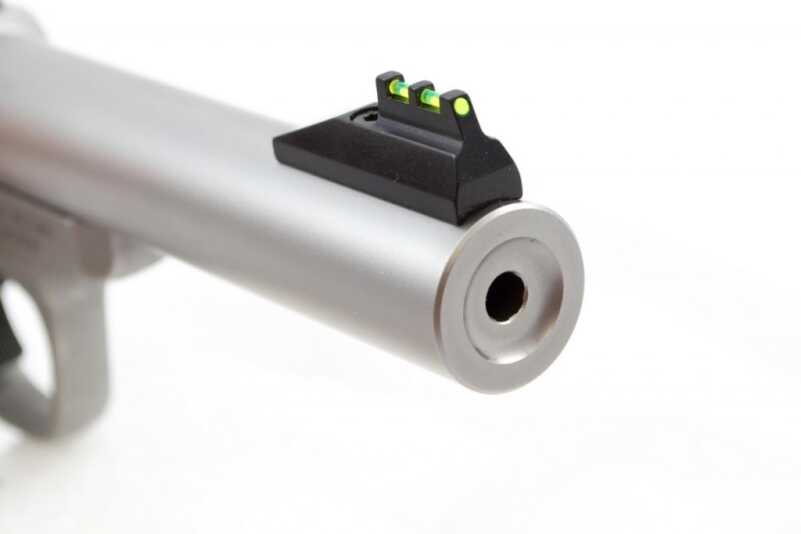 All models include a 5.5-inch stainless, match grade barrel. It'll shoot right out of the box.
