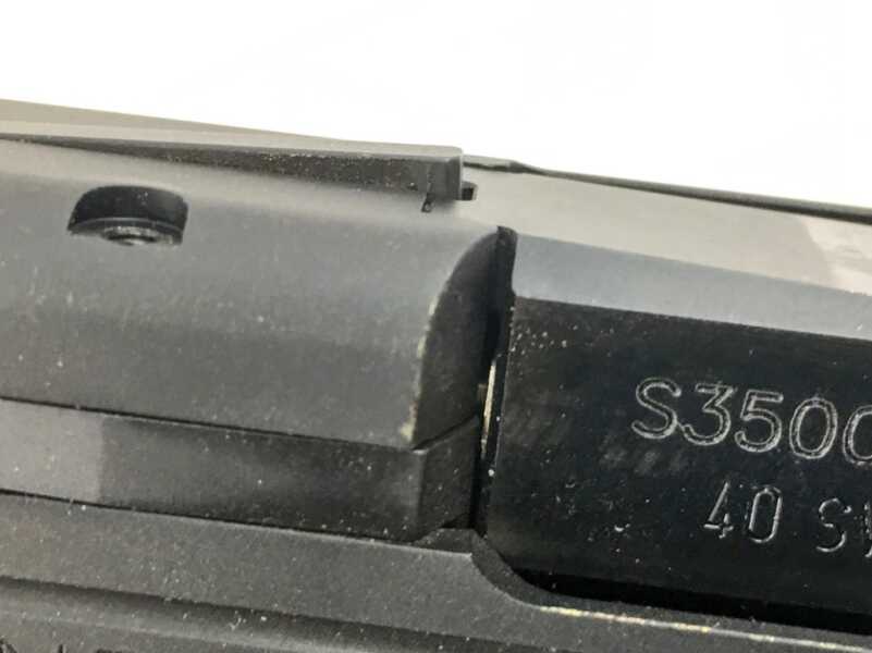 We Shoot the New .40 S&W XD-S from Springfield Armory Chamber indicator when a round is loaded.