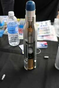 UTM Civilian Target Ammunition, the Indoor Training Alternative -- SHOT Show 2016 A large cut-a-way version to show how it works.