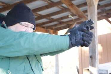 Recoil and follow shots were easy even with the 3 inch barrel.