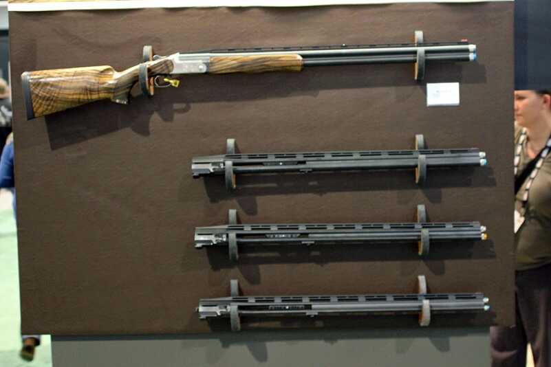Incredible Colors for the Blaser R8 Rifles -- SHOT Show 2016 One gun can accommodate 4 different barrel systems.